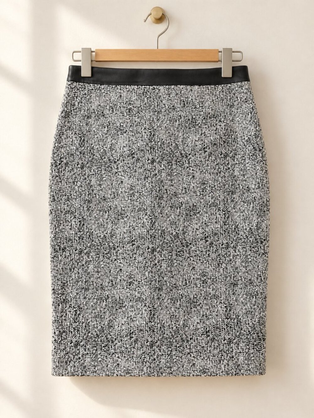 Karl Lagerfeld Paris, Pencil Skirt, Black & White, Size 8